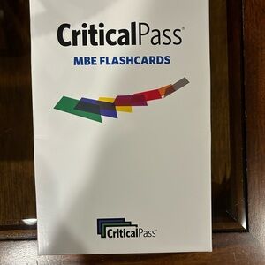 CriticalPass MBE Flashcards